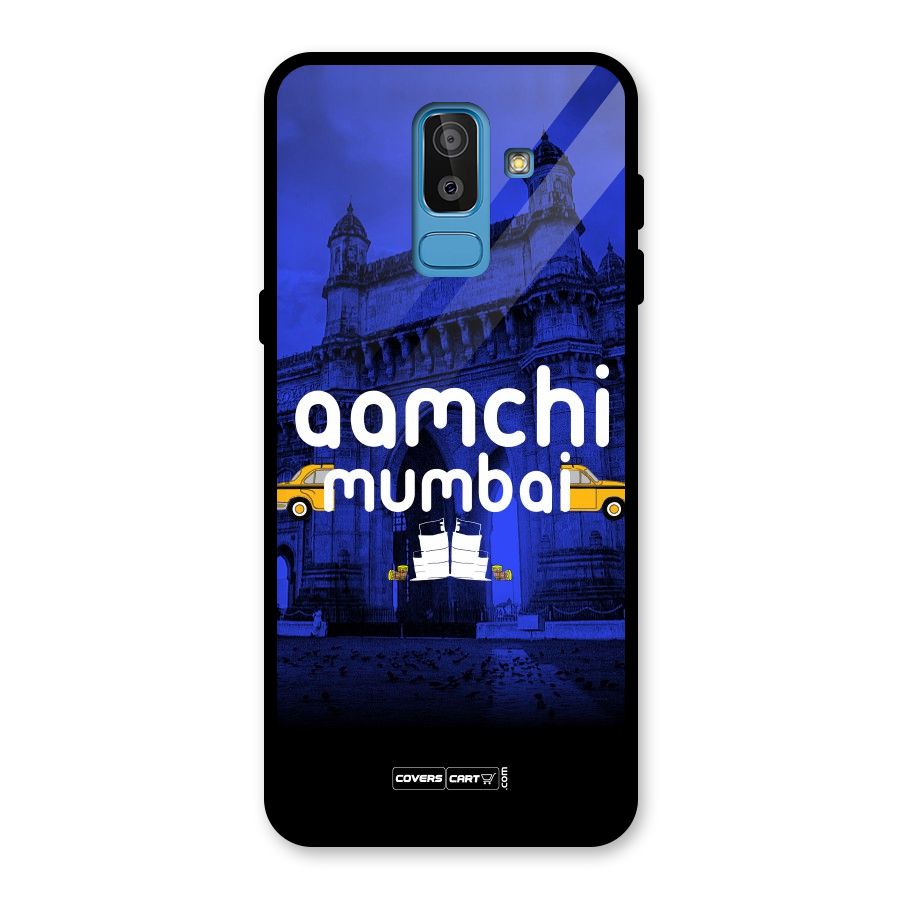 Aamchi Mumbai Glass Back Case for Galaxy J8