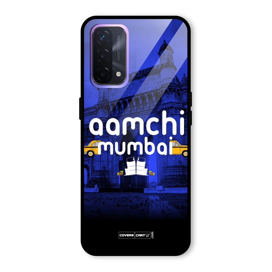 Aamchi Mumbai Glass Back Case for Oppo A74 5G