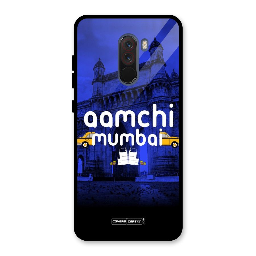 Aamchi Mumbai Glass Back Case for Poco F1
