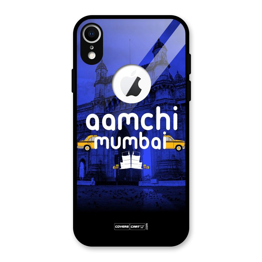 Aamchi Mumbai Glass Back Case for iPhone XR Logo Cut