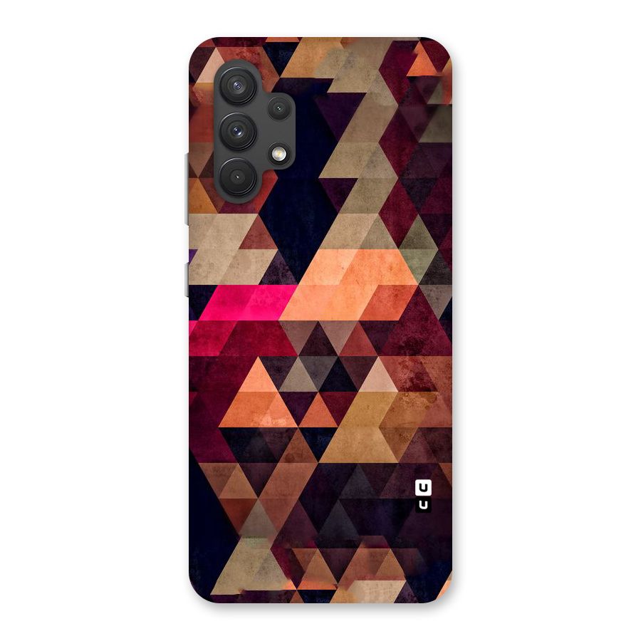 Abstract Beauty Triangles Back Case for Galaxy A32