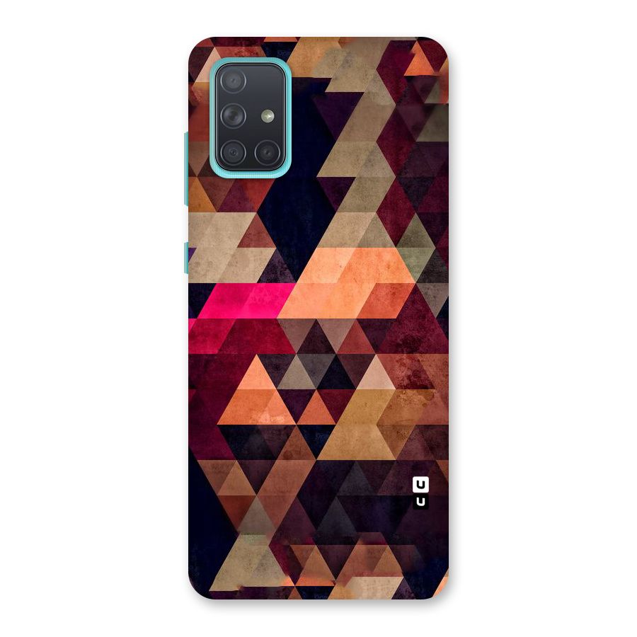 Abstract Beauty Triangles Back Case for Galaxy A71