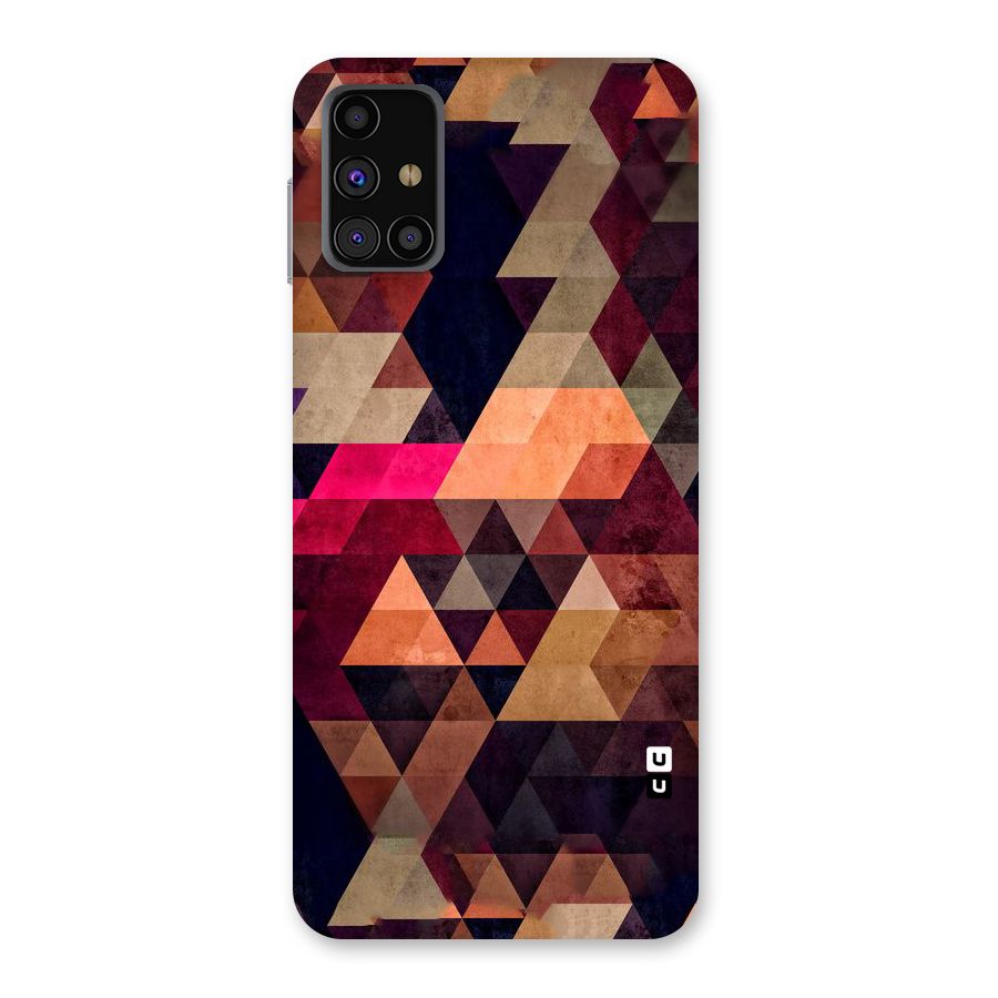 Abstract Beauty Triangles Back Case for Galaxy M31s