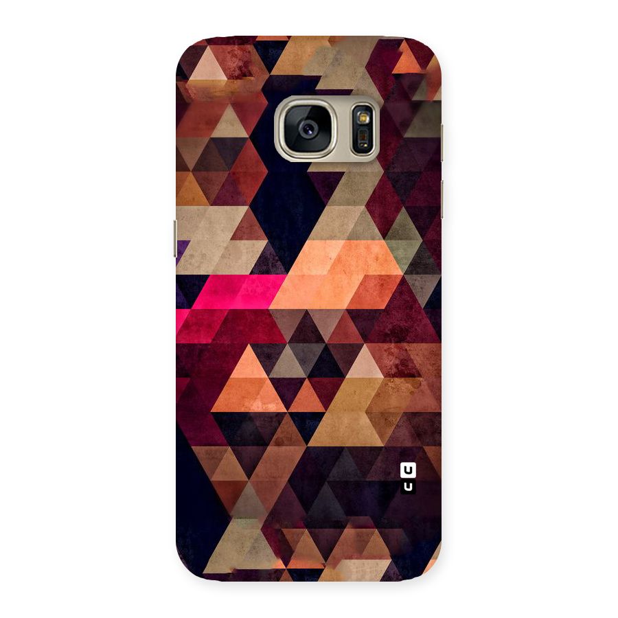Abstract Beauty Triangles Back Case for Galaxy S7