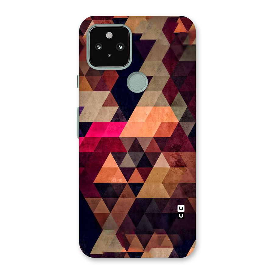 Abstract Beauty Triangles Back Case for Google Pixel 5