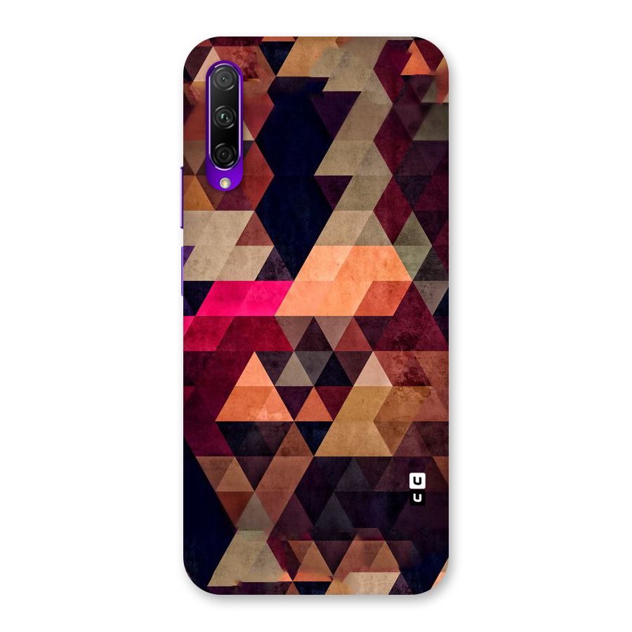 Abstract Beauty Triangles Back Case for Honor 9X Pro