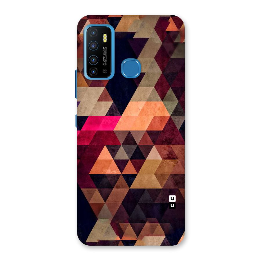 Abstract Beauty Triangles Back Case for Infinix Hot 9