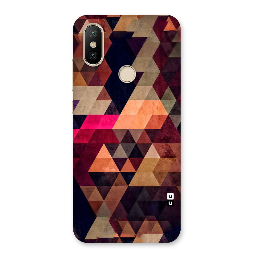Abstract Beauty Triangles Back Case for Mi A2