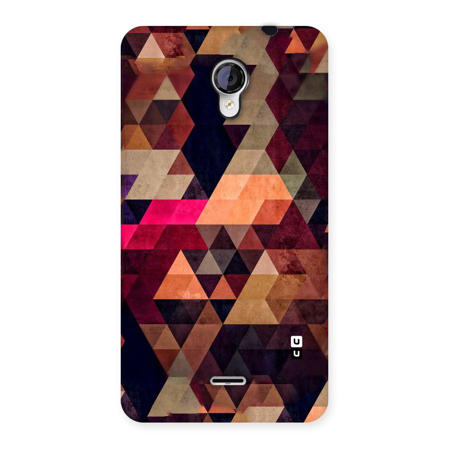 Abstract Beauty Triangles Back Case for Micromax Unite 2 A106