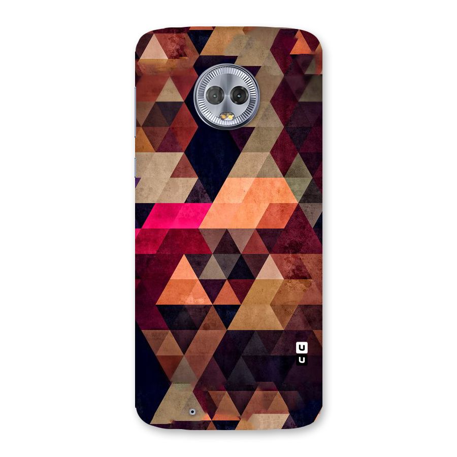 Abstract Beauty Triangles Back Case for Moto G6