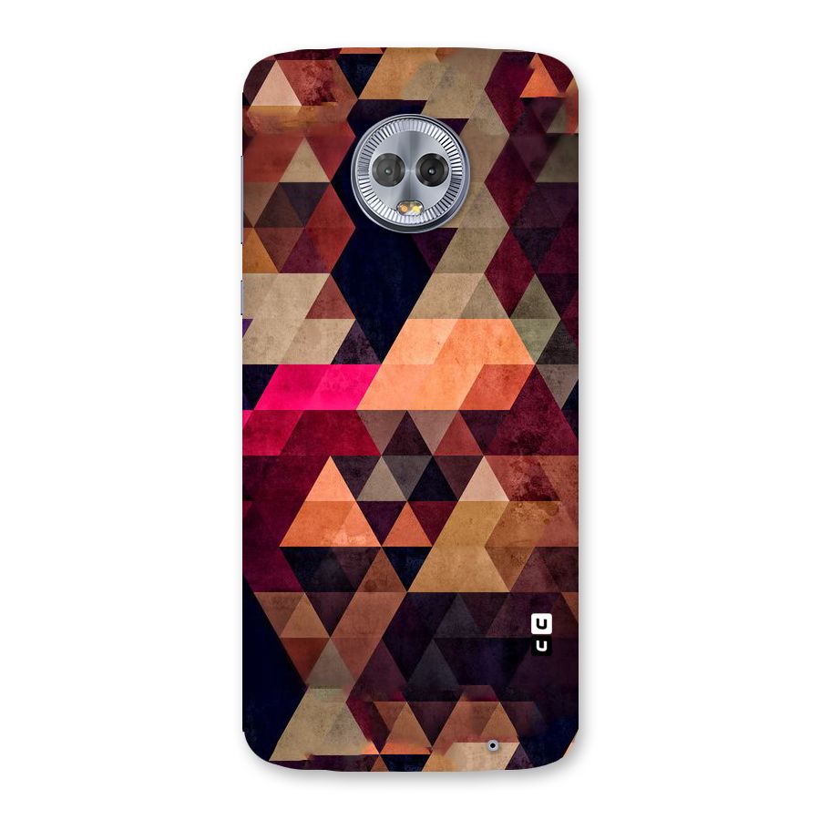 Abstract Beauty Triangles Back Case for Moto G6 Plus