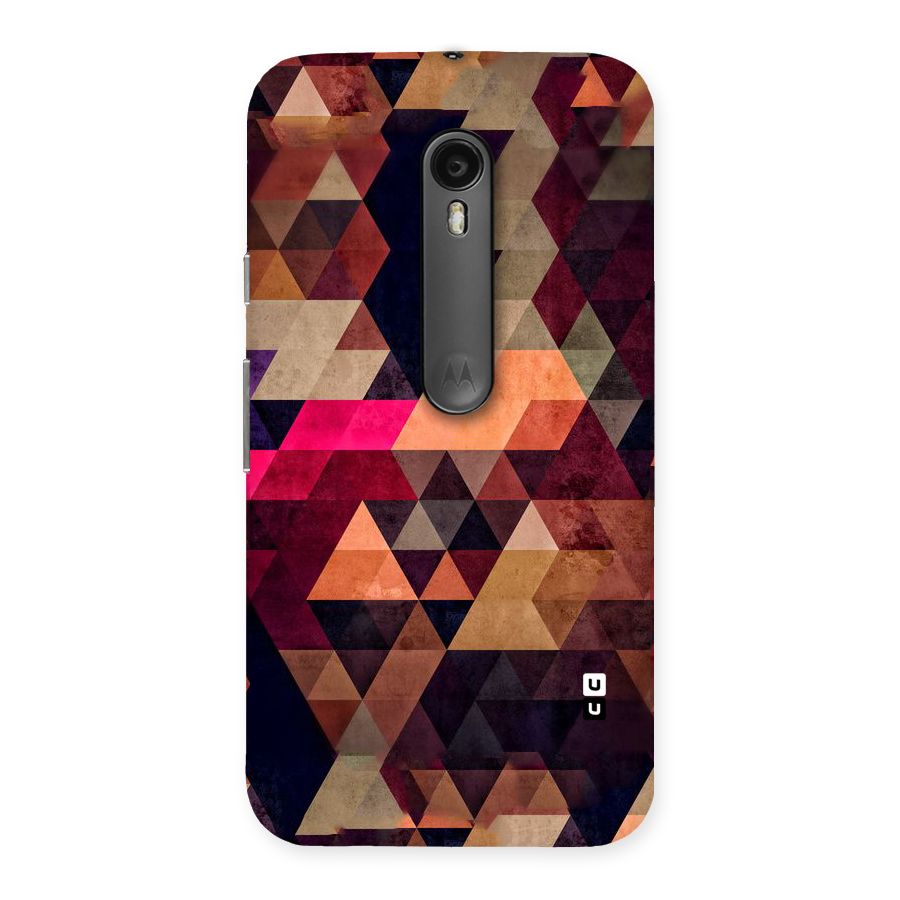 Abstract Beauty Triangles Back Case for Moto G Turbo