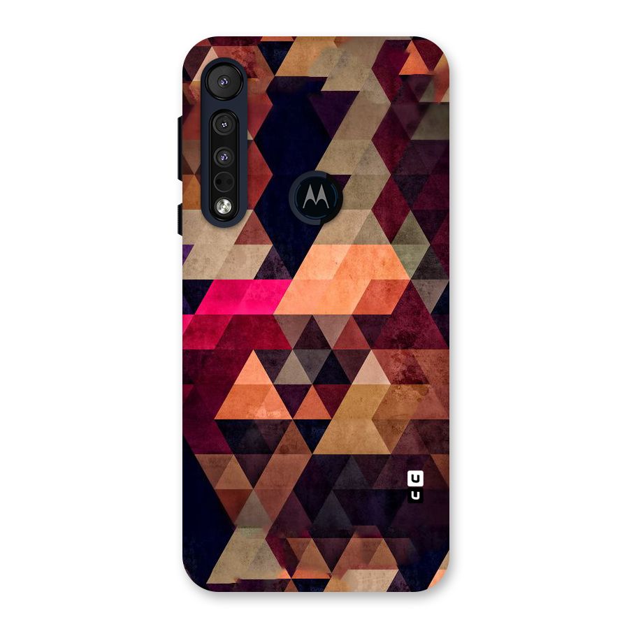 Abstract Beauty Triangles Back Case for Motorola One Macro