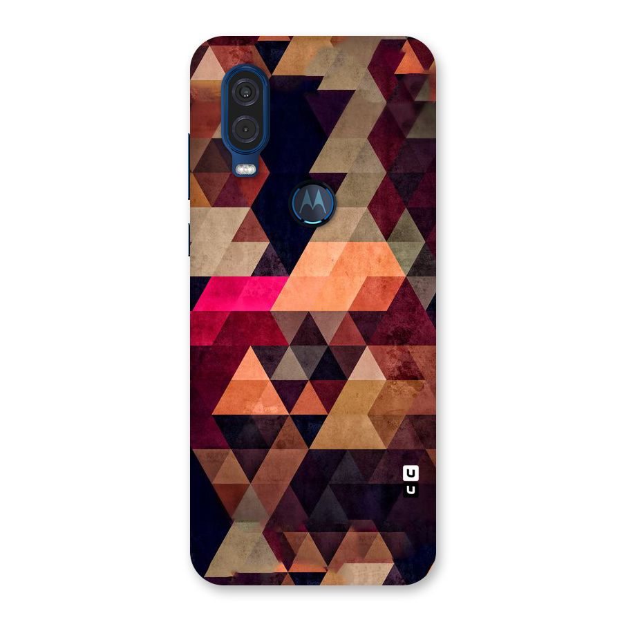 Abstract Beauty Triangles Back Case for Motorola One Vision