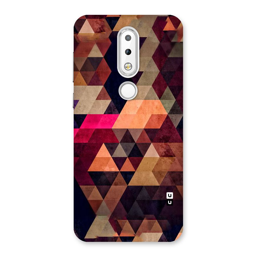Abstract Beauty Triangles Back Case for Nokia 6.1 Plus