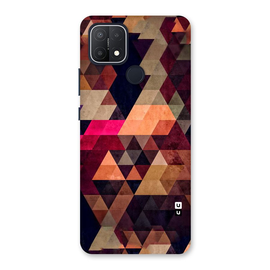 Abstract Beauty Triangles Back Case for Oppo A15s