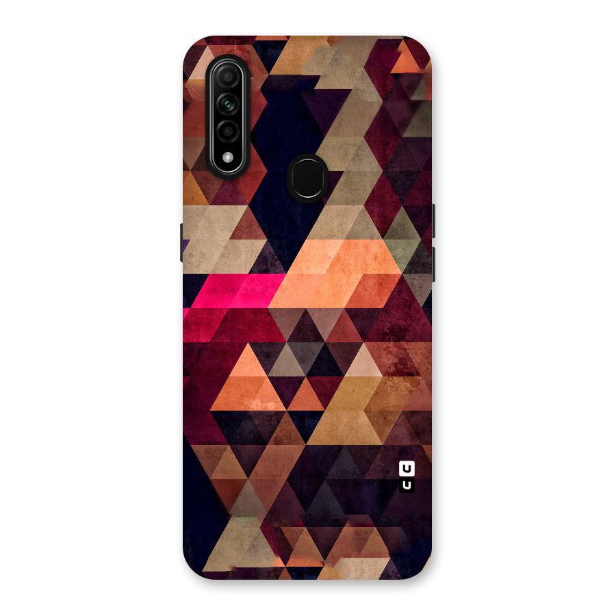 Abstract Beauty Triangles Back Case for Oppo A31