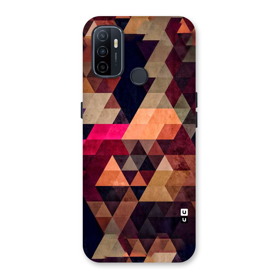 Abstract Beauty Triangles Back Case for Oppo A32