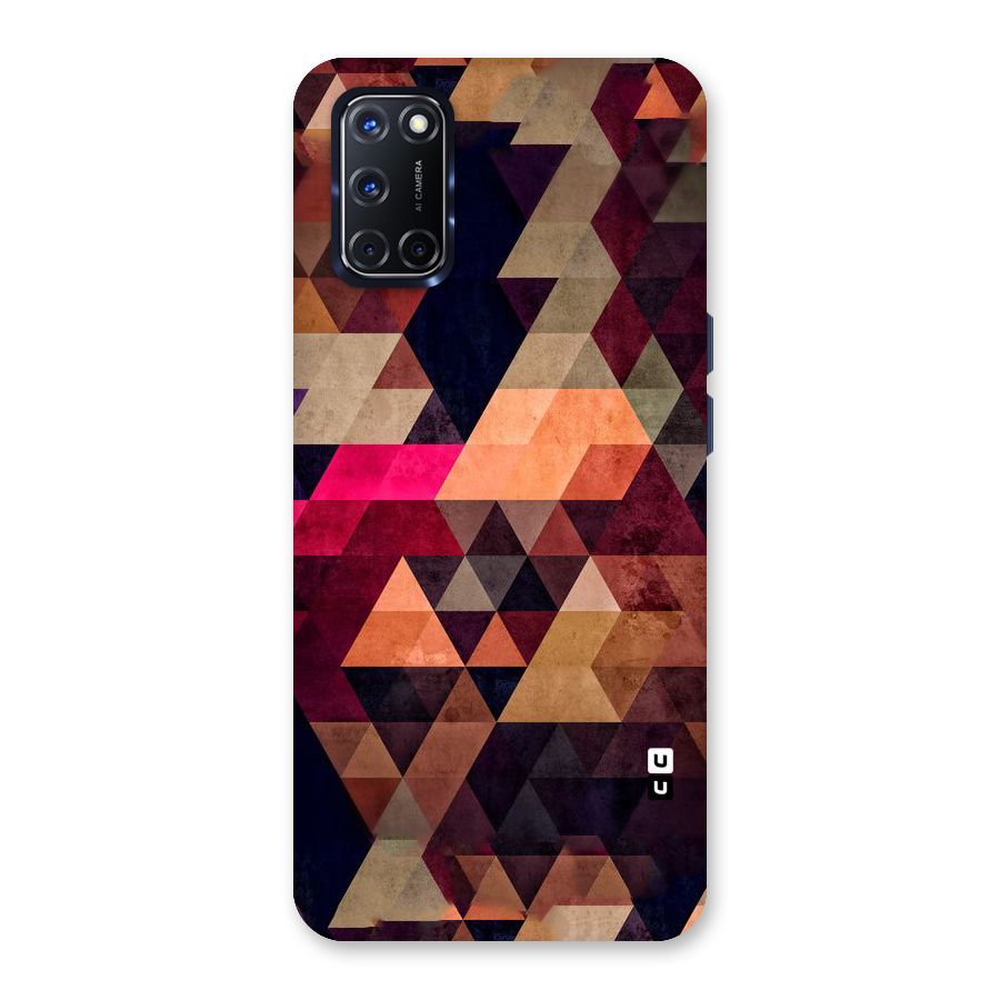 Abstract Beauty Triangles Back Case for Oppo A52