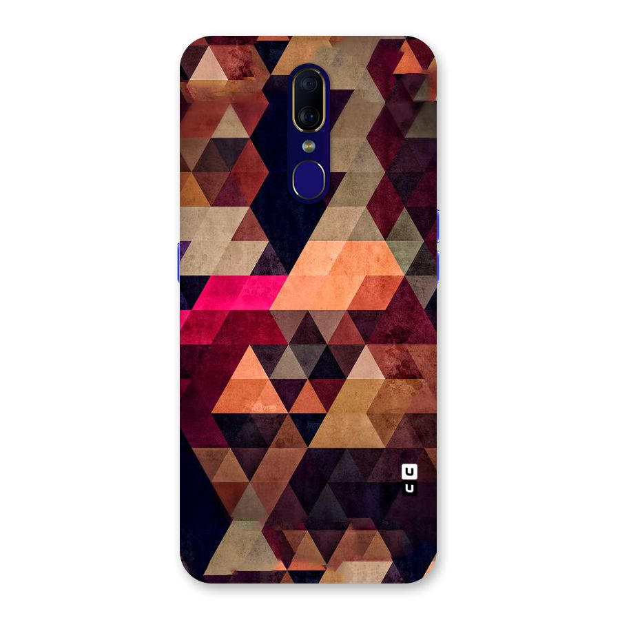 Abstract Beauty Triangles Back Case for Oppo A9