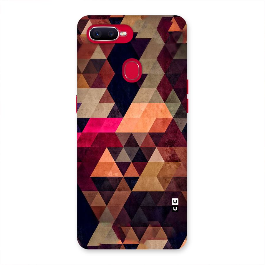 Abstract Beauty Triangles Back Case for Oppo F9 Pro
