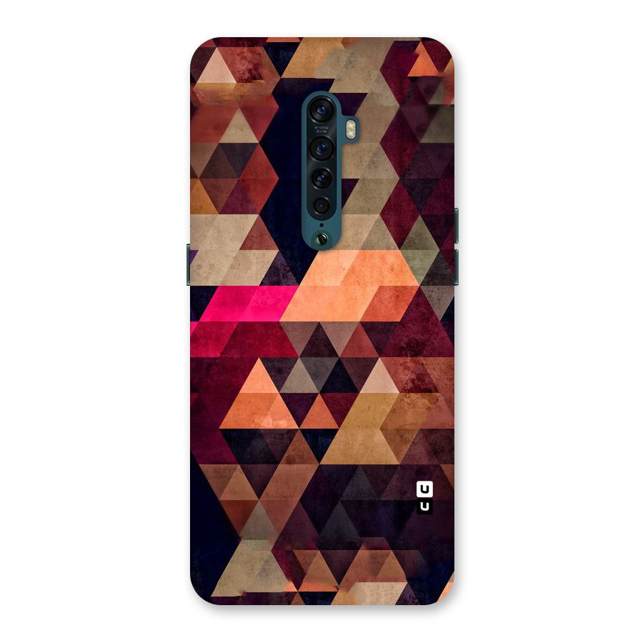 Abstract Beauty Triangles Back Case for Oppo Reno2