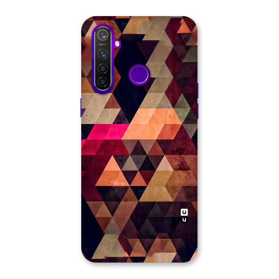 Abstract Beauty Triangles Back Case for Realme 5 Pro