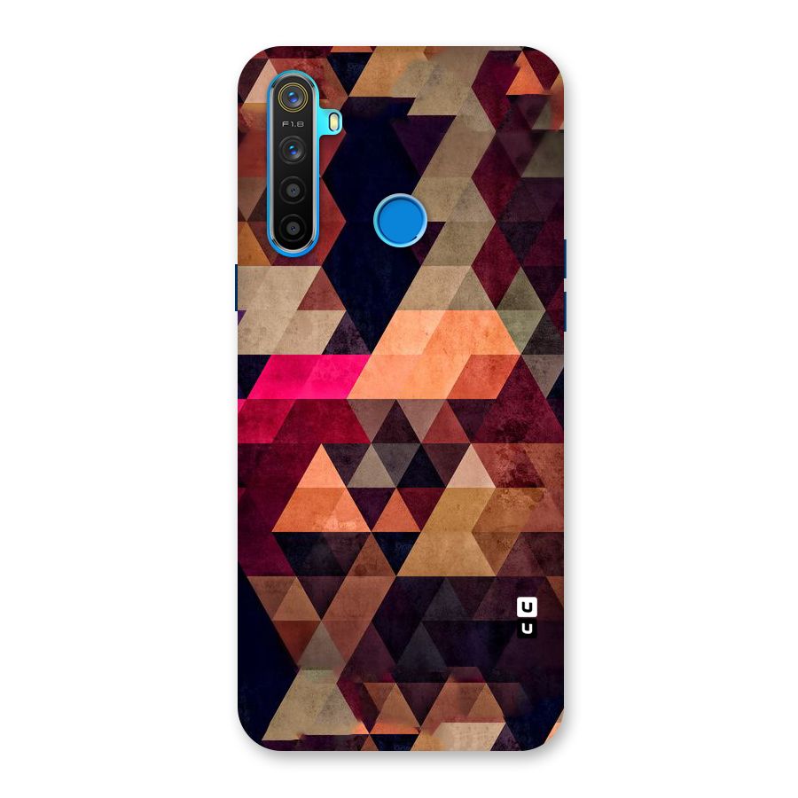 Abstract Beauty Triangles Back Case for Realme 5s