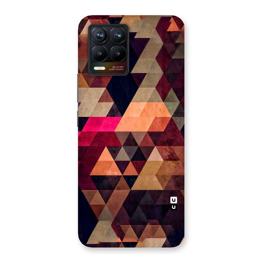 Abstract Beauty Triangles Back Case for Realme 8