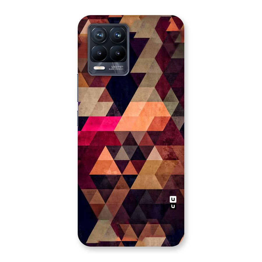 Abstract Beauty Triangles Back Case for Realme 8 Pro