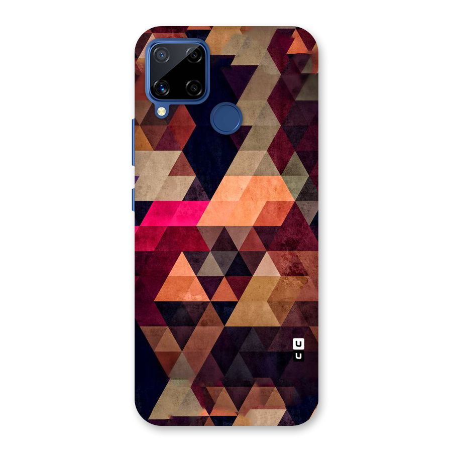 Abstract Beauty Triangles Back Case for Realme C15