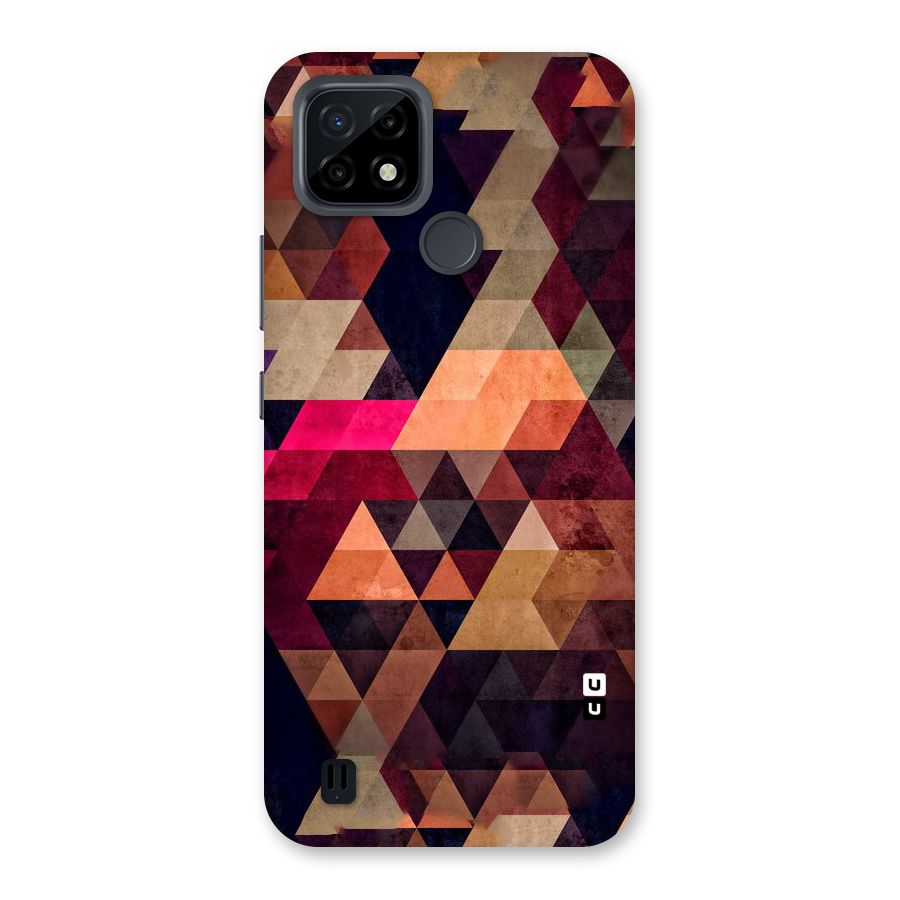 Abstract Beauty Triangles Back Case for Realme C21