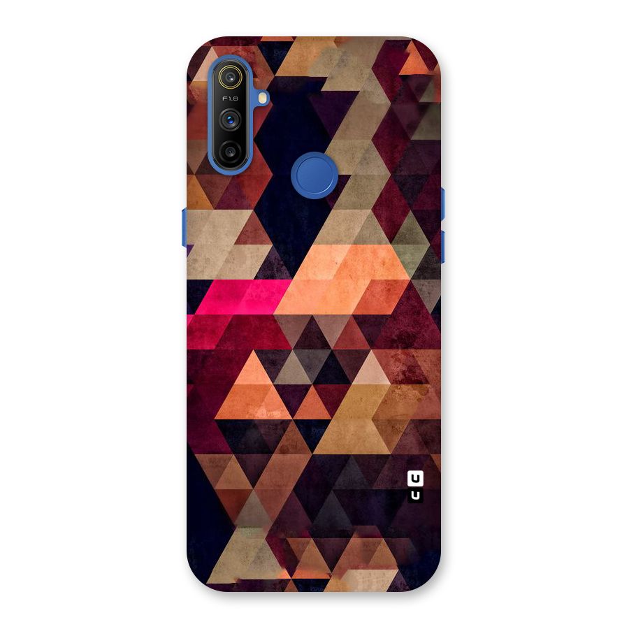 Abstract Beauty Triangles Back Case for Realme Narzo 10A
