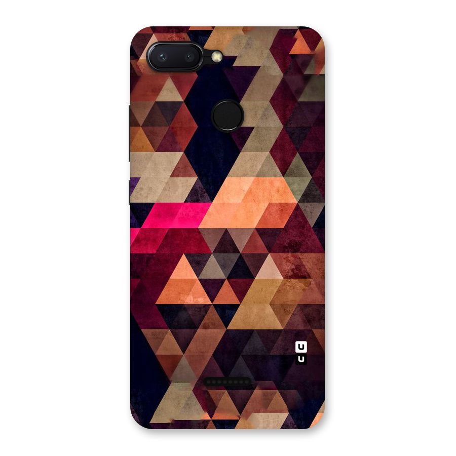 Abstract Beauty Triangles Back Case for Redmi 6