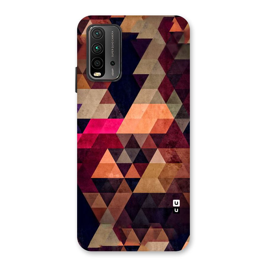 Abstract Beauty Triangles Back Case for Redmi 9 Power