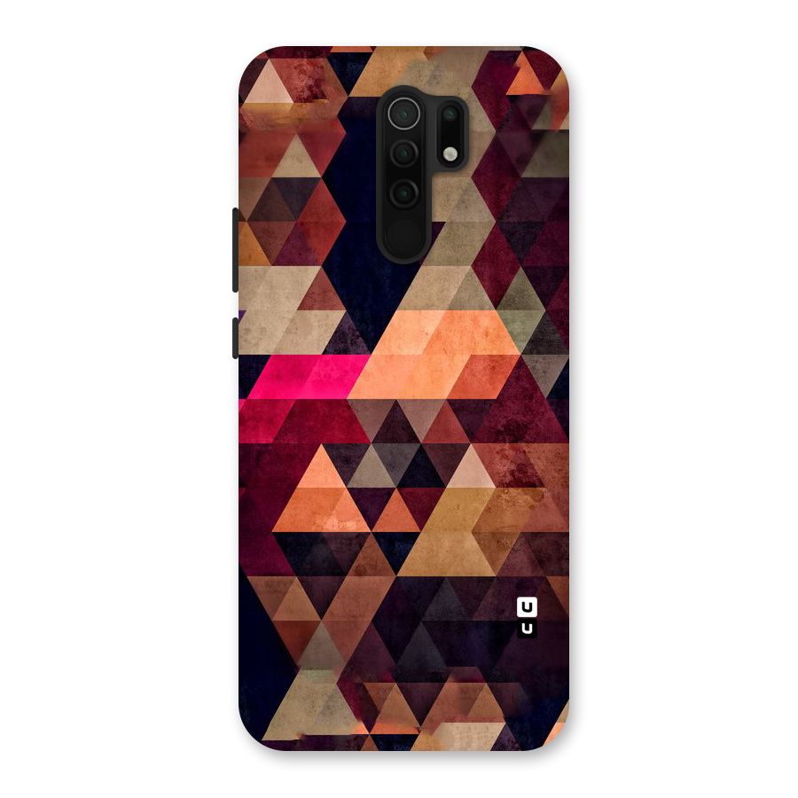 Abstract Beauty Triangles Back Case for Redmi 9 Prime