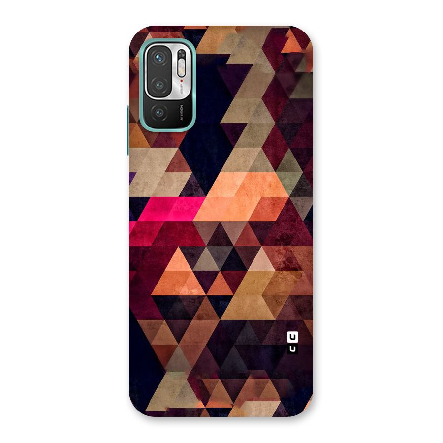 Abstract Beauty Triangles Back Case for Redmi Note 10T 5G
