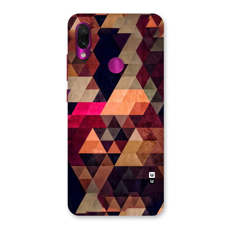 Abstract Beauty Triangles Back Case for Redmi Note 7 Pro
