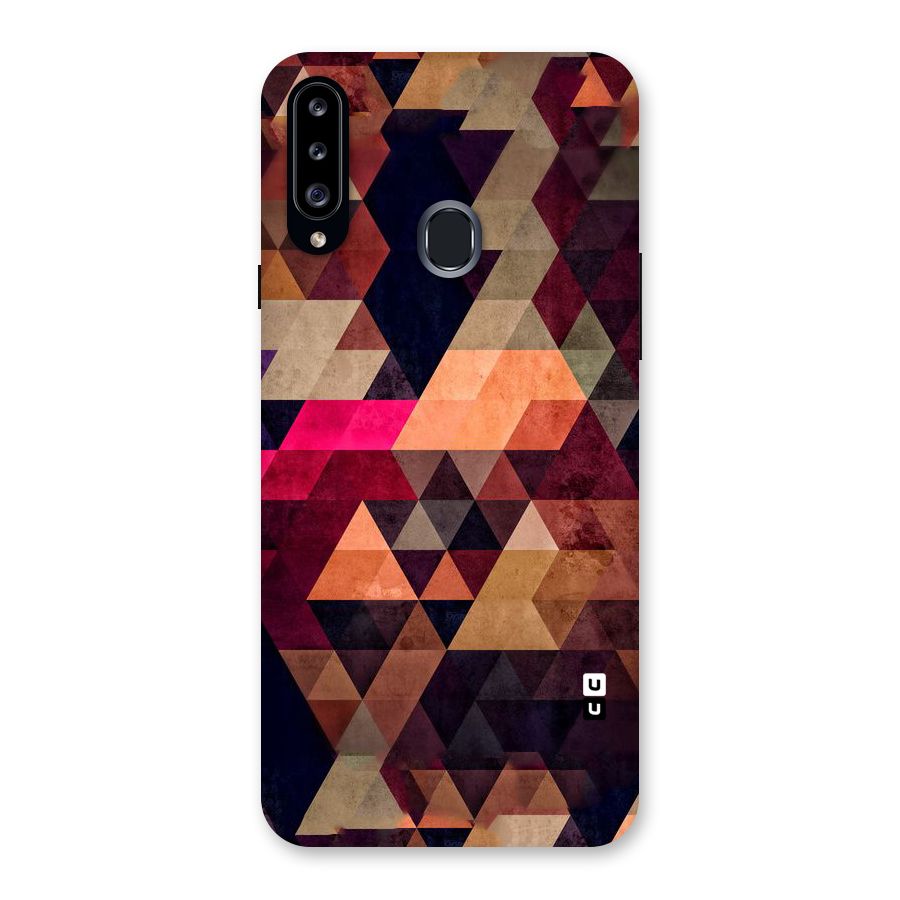 Abstract Beauty Triangles Back Case for Samsung Galaxy A20s