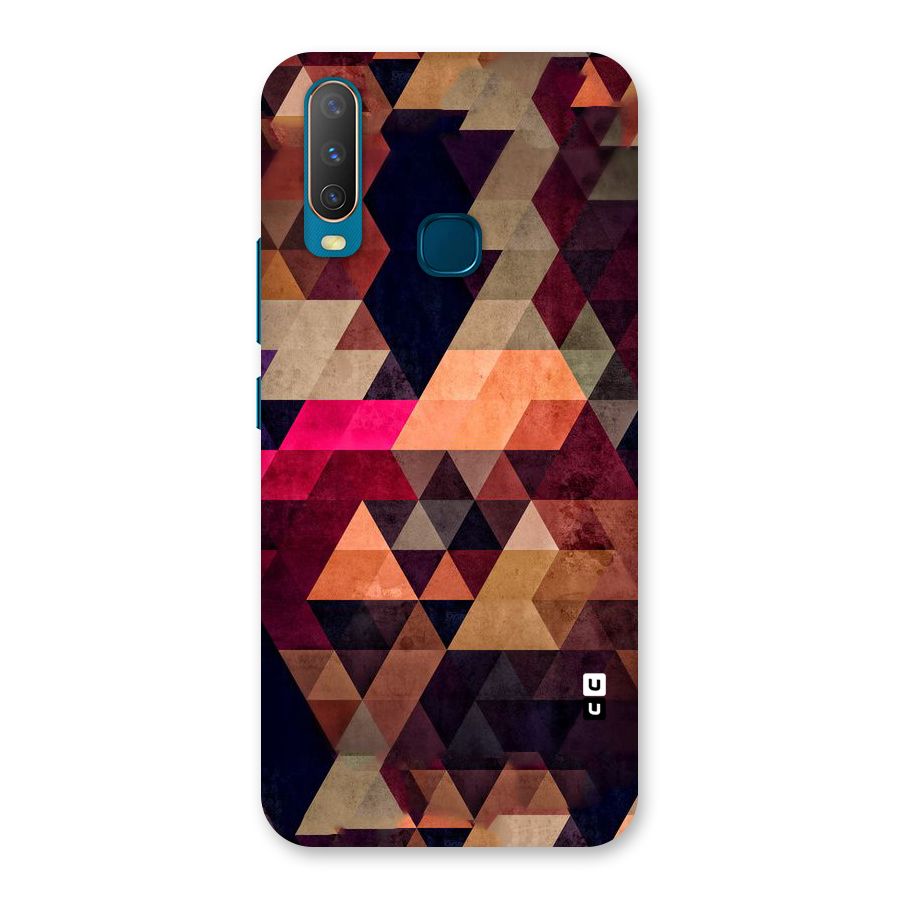Abstract Beauty Triangles Back Case for Vivo U10
