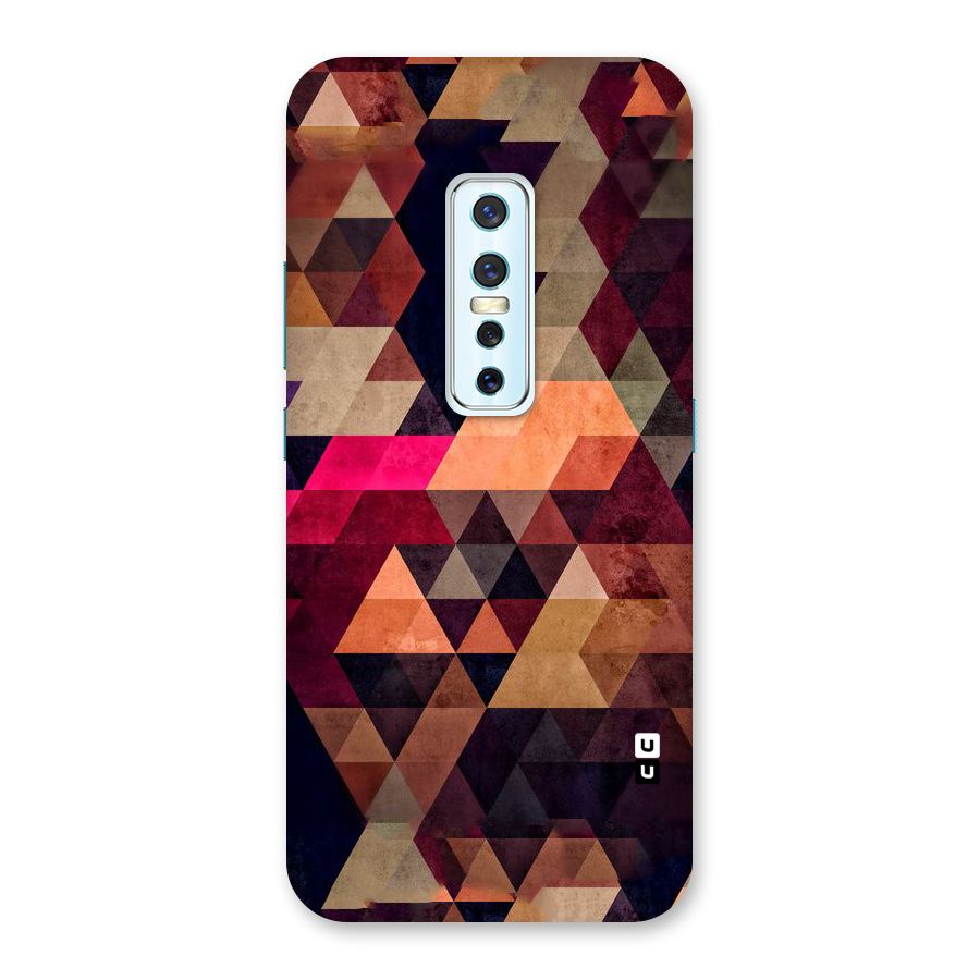 Abstract Beauty Triangles Back Case for Vivo V17 Pro