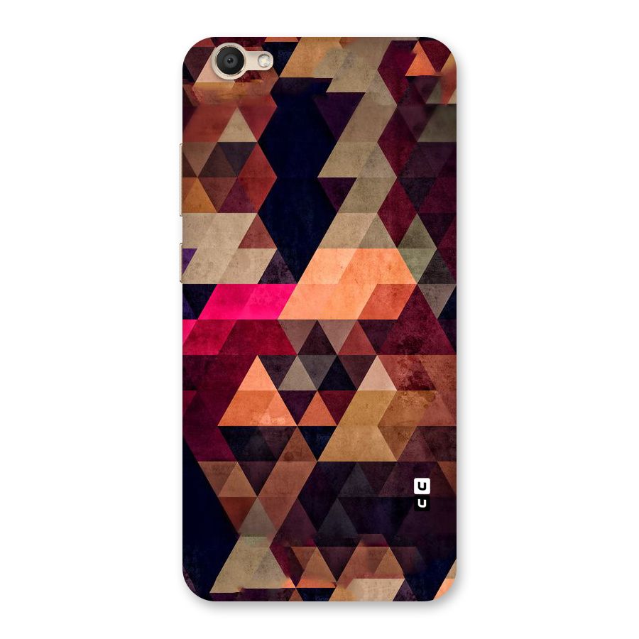 Abstract Beauty Triangles Back Case for Vivo V5