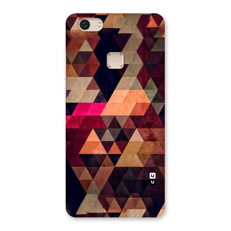 Abstract Beauty Triangles Back Case for Vivo V7