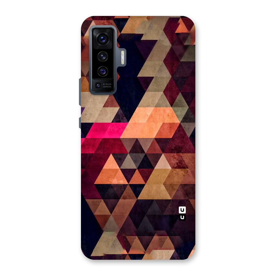 Abstract Beauty Triangles Back Case for Vivo X50