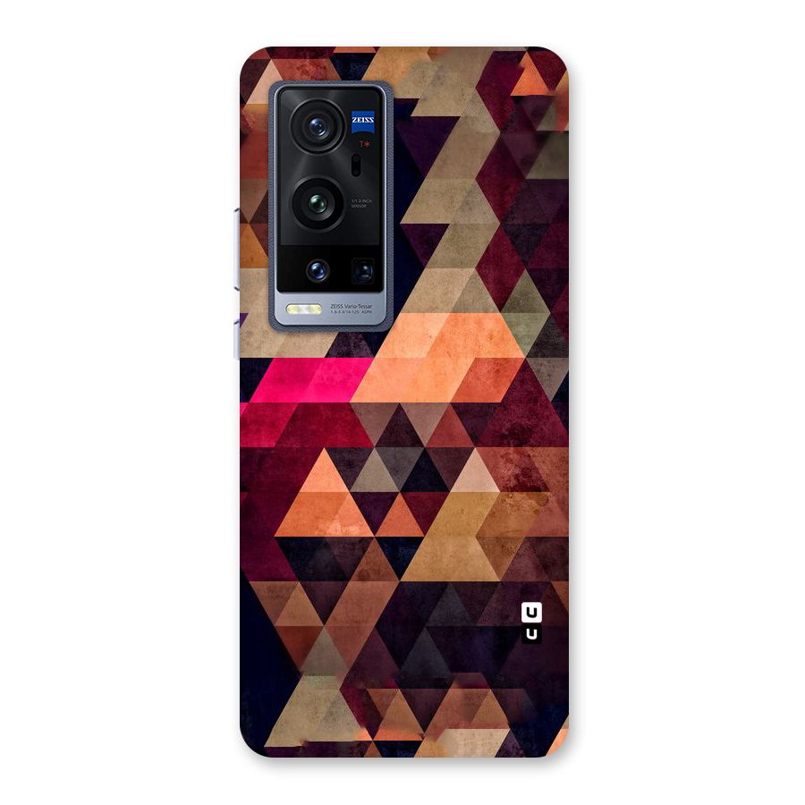 Abstract Beauty Triangles Back Case for Vivo X60 Pro Plus