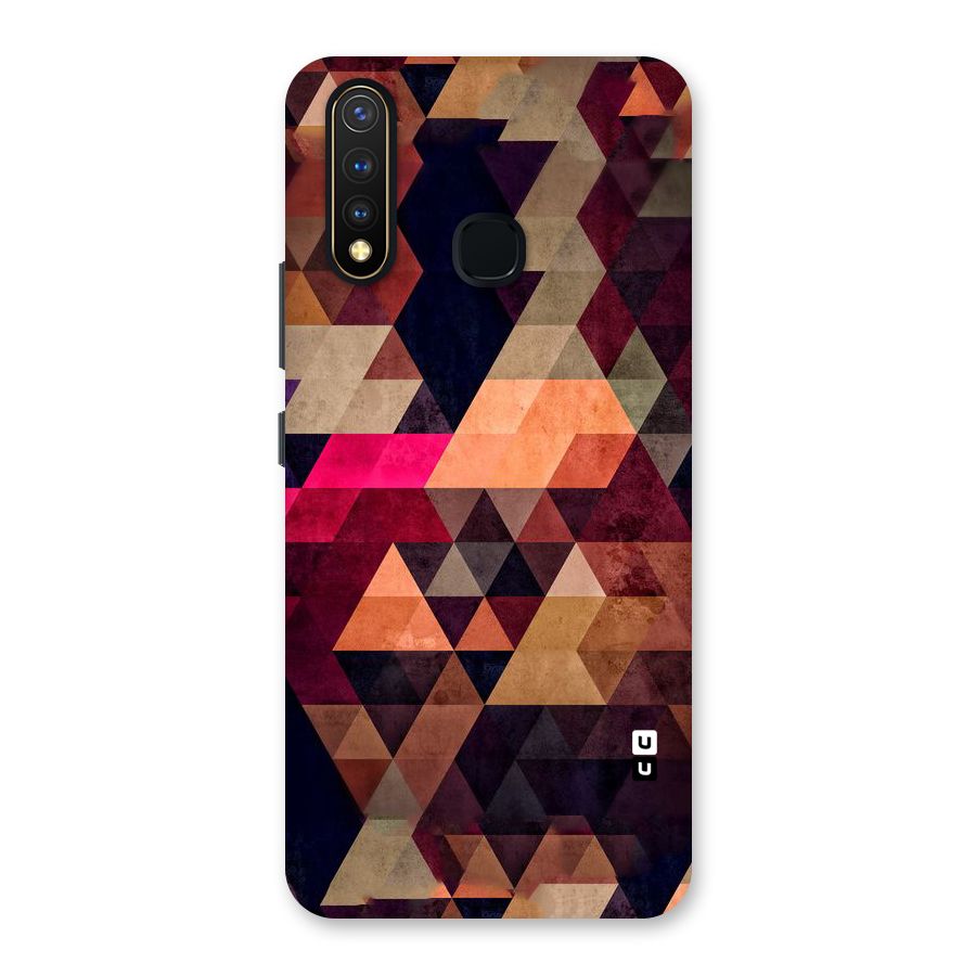 Abstract Beauty Triangles Back Case for Vivo Y19