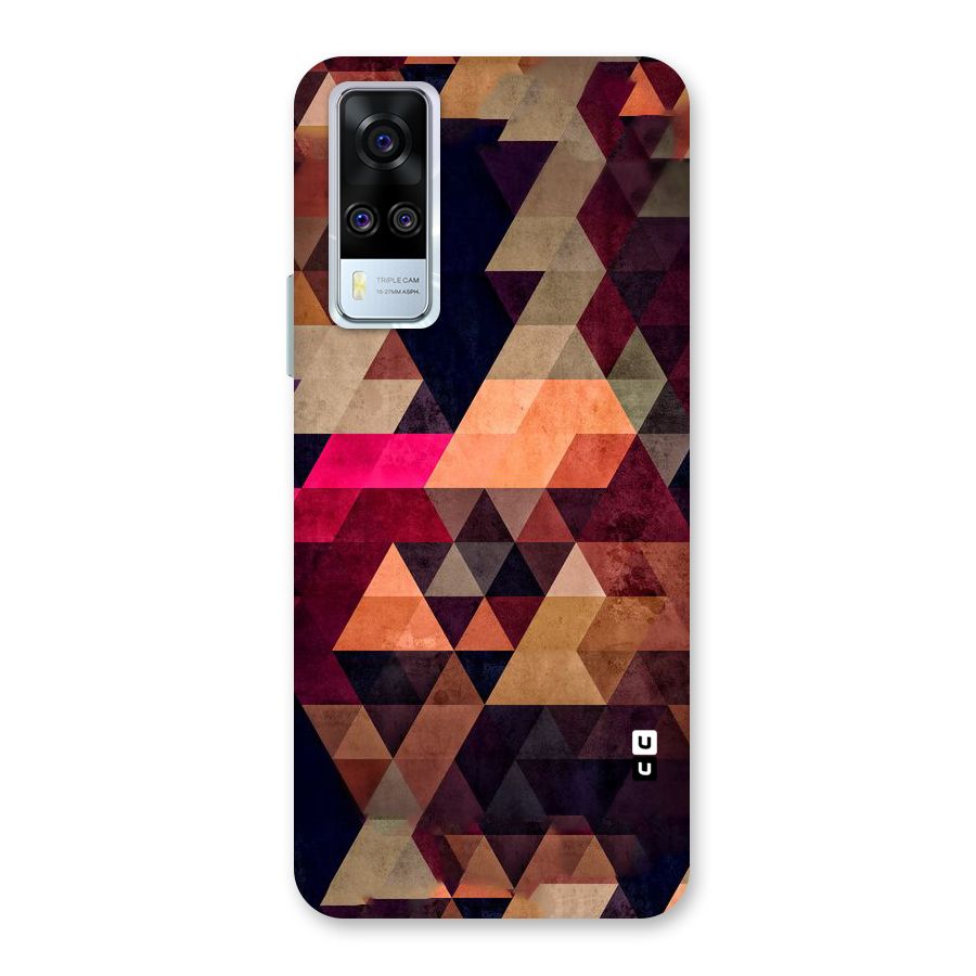Abstract Beauty Triangles Back Case for Vivo Y31