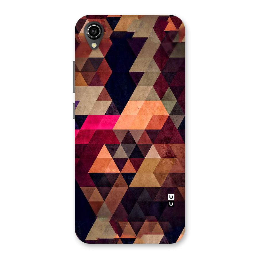 Abstract Beauty Triangles Back Case for Vivo Y90