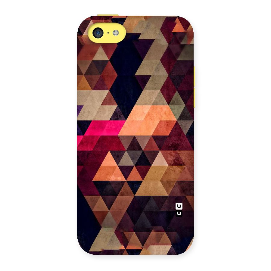 Abstract Beauty Triangles Back Case for iPhone 5C