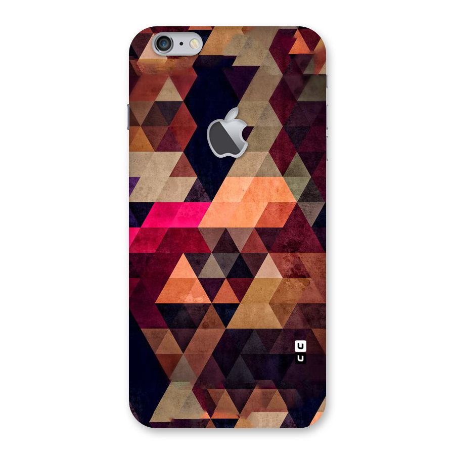 Abstract Beauty Triangles Back Case for iPhone 6 Plus 6S Plus Logo Cut